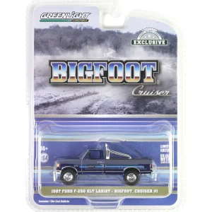 Manufacturer_Greenlight Collectibles Pickup Trucks<1/64 1987 Ford F-250 XLT Lariat, Bigfoot Cruiser 1, Scherer Truck Equip Collaboration
