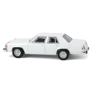 Manufacturer_Greenlight Collectibles Emergency Vehicles<1/64 1980-91 Ford LTD Crown Victoria, Blank White, Hot Pursuit