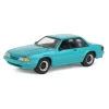 Manufacturer_Greenlight Collectibles Cars & Suvs<1/64 1991 Ford Mustang 5.0 Calypso Green Coupe, LP Diecast Exclusive