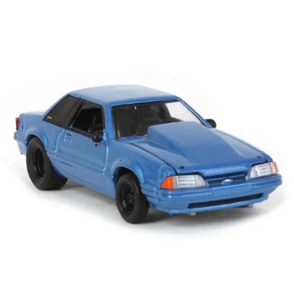 Manufacturer_Greenlight Collectibles Cars & Suvs<1/64 1993 Ford Mustang Blue Drag Car, LP Diecast Exclusive