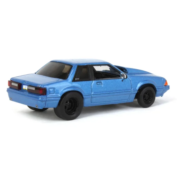 Manufacturer_Greenlight Collectibles Cars & Suvs<1/64 1993 Ford Mustang Blue Drag Car, LP Diecast Exclusive