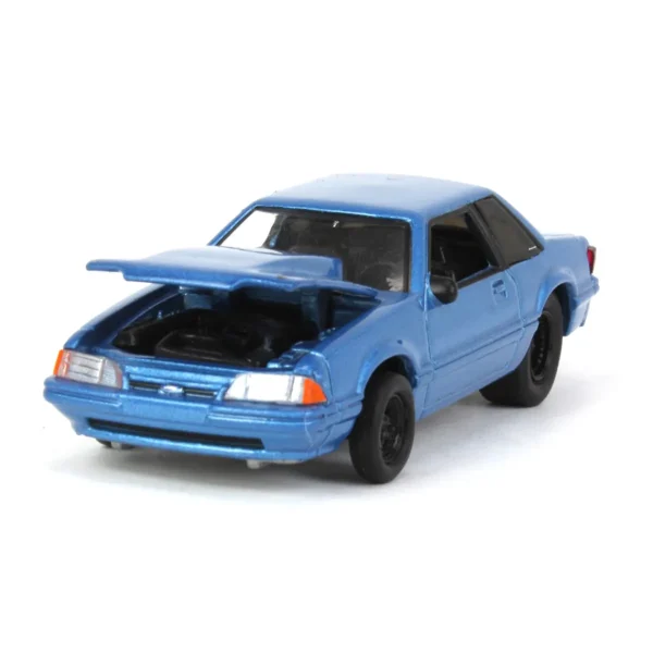 Manufacturer_Greenlight Collectibles Cars & Suvs<1/64 1993 Ford Mustang Blue Drag Car, LP Diecast Exclusive