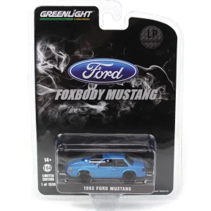 Manufacturer_Greenlight Collectibles Cars & Suvs<1/64 1993 Ford Mustang Blue Drag Car, LP Diecast Exclusive