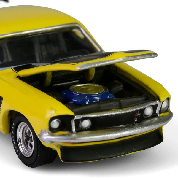 Manufacturer_Greenlight Collectibles Cars & Suvs<1/64 1969 Ford Mustang Boss 302, Scottsdale 2024, Bright Yellow, Barrett-Jackson Series 15