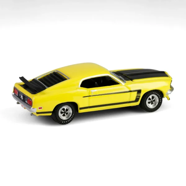 Manufacturer_Greenlight Collectibles Cars & Suvs<1/64 1969 Ford Mustang Boss 302, Scottsdale 2024, Bright Yellow, Barrett-Jackson Series 15