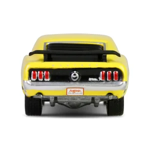 Manufacturer_Greenlight Collectibles Cars & Suvs<1/64 1969 Ford Mustang Boss 302, Scottsdale 2024, Bright Yellow, Barrett-Jackson Series 15