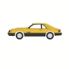 Manufacturer_Greenlight Collectibles Cars & Suvs<1/64 1979 Ford Mustang Cobra Fastback, Bright Yellow with Cobra Graphics & Stripes, GreenLight Muscle Series 30