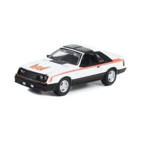 Manufacturer_Greenlight Collectibles Cars & Suvs<1/64 1981 Ford Mustang Cobra, Polar White, Muscle Series 27