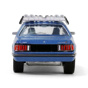 Manufacturer_Greenlight Collectibles Cars & Suvs<1/64 1981 Ford Mustang Ghia Coupe with Ski Roof Rack, Medium Blue Glow, Hobby Exclusive