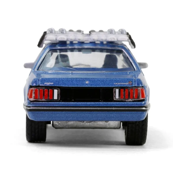 Manufacturer_Greenlight Collectibles Cars & Suvs<1/64 1981 Ford Mustang Ghia Coupe with Ski Roof Rack, Medium Blue Glow, Hobby Exclusive