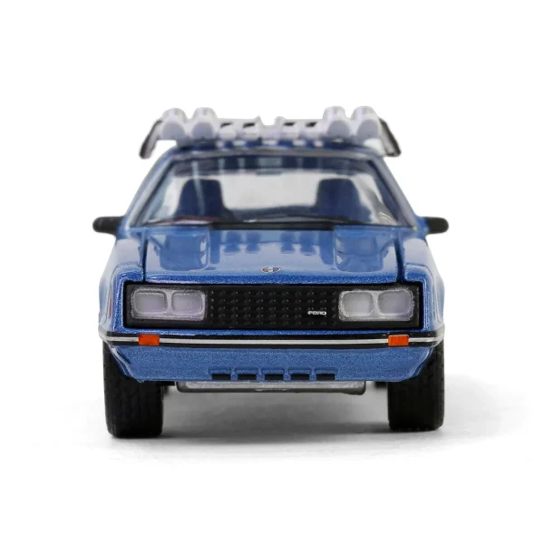 Manufacturer_Greenlight Collectibles Cars & Suvs<1/64 1981 Ford Mustang Ghia Coupe with Ski Roof Rack, Medium Blue Glow, Hobby Exclusive
