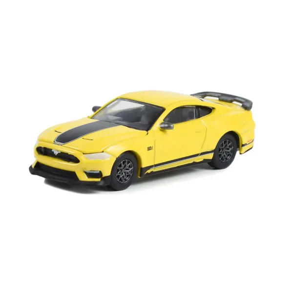 Manufacturer_Greenlight Collectibles Cars & Suvs<1/64 2021 Ford Mustang Mach 1, Grabber Yellow, Muscle Series 27