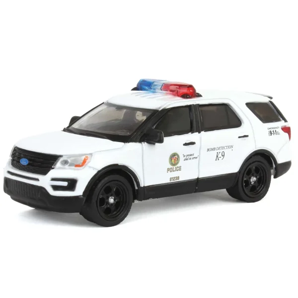 Manufacturer_Greenlight Collectibles Cars & Suvs | Emergency Vehicles<1/64 2017 Ford Police Interceptor Utility, LAPD Bomb Detection K-9 Section, Hobby Exclusive