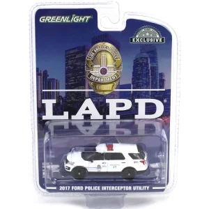 Manufacturer_Greenlight Collectibles Cars & Suvs | Emergency Vehicles<1/64 2017 Ford Police Interceptor Utility, LAPD Bomb Detection K-9 Section, Hobby Exclusive