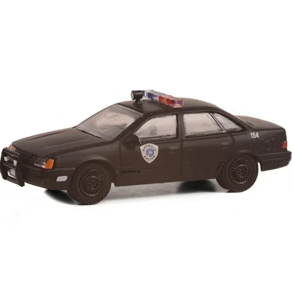 Manufacturer_Greenlight Collectibles Emergency Vehicles<1/64 1986 Ford Taurus LX, Weathered Detroit Metro West Police, Robocop, Anniv Collection Series 15