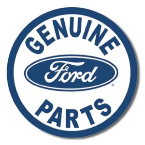 Outback Toys Branded Signs<Genuine Ford Parts Round Tin Sign