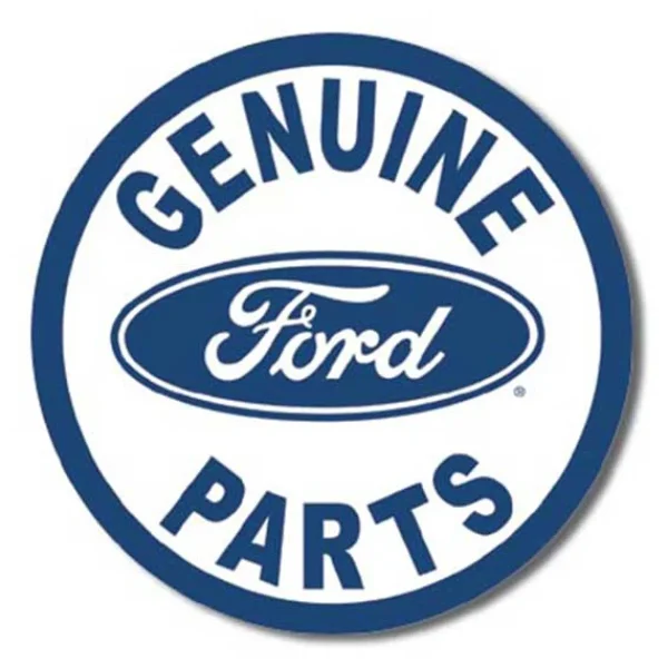 Outback Toys Branded Signs<Genuine Ford Parts Round Tin Sign