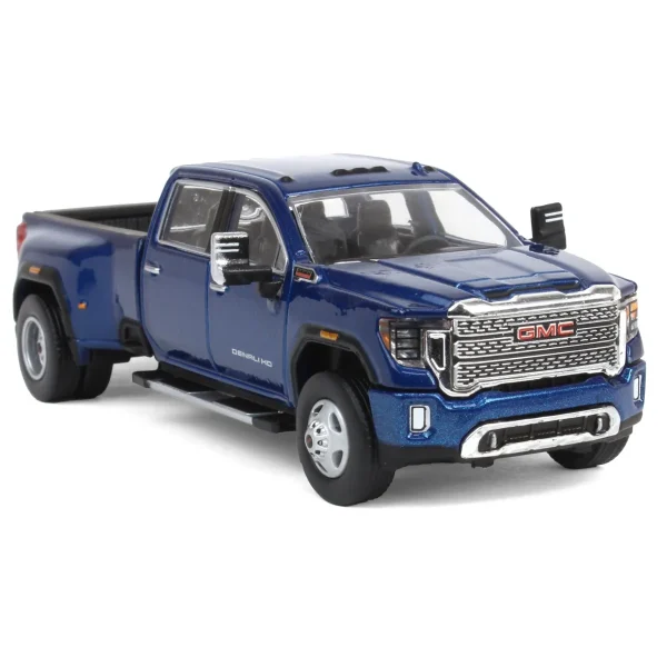 Manufacturer_Greenlight Collectibles Pickup Trucks<1/64 2022 GMC Sierra 3500 Denali Dually, Pacific Blue, Karson Diecast Exclusive