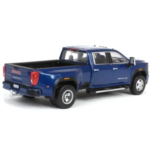 Manufacturer_Greenlight Collectibles Pickup Trucks<1/64 2022 GMC Sierra 3500 Denali Dually, Pacific Blue, Karson Diecast Exclusive