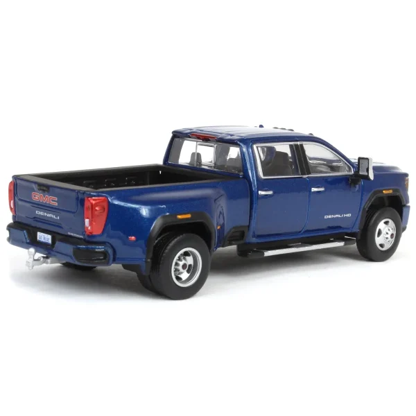 Manufacturer_Greenlight Collectibles Pickup Trucks<1/64 2022 GMC Sierra 3500 Denali Dually, Pacific Blue, Karson Diecast Exclusive