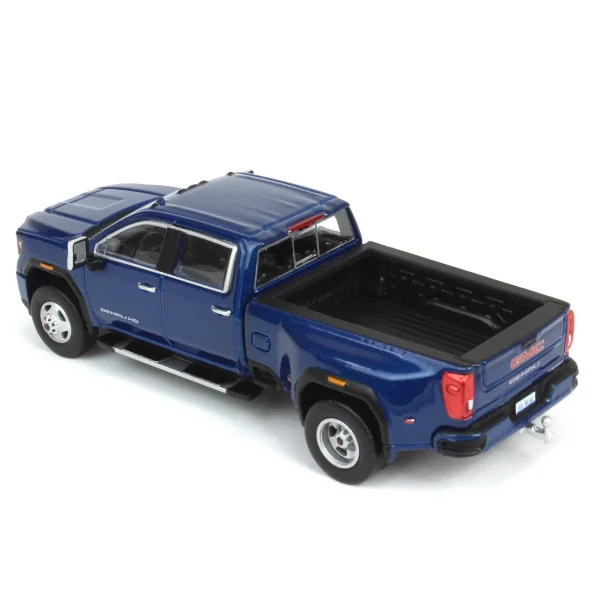 Manufacturer_Greenlight Collectibles Pickup Trucks<1/64 2022 GMC Sierra 3500 Denali Dually, Pacific Blue, Karson Diecast Exclusive