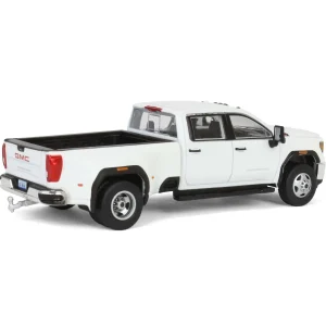 Manufacturer_Greenlight Collectibles Pickup Trucks<1/64 2022 GMC Sierra 3500HD Pro Dually, Summit White, Karson Diecast Exclusive