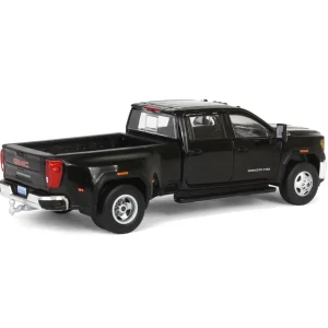 Manufacturer_Greenlight Collectibles Pickup Trucks<1/64 2022 GMC Sierra 3500HD Pro Dually, Onyx Black, Karson Diecast Exclusive