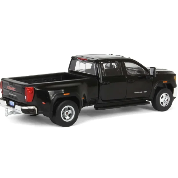 Manufacturer_Greenlight Collectibles Pickup Trucks<1/64 2022 GMC Sierra 3500HD Pro Dually, Onyx Black, Karson Diecast Exclusive