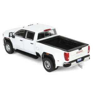 Manufacturer_Greenlight Collectibles Pickup Trucks<1/64 2022 GMC Sierra 3500HD Pro Dually, Summit White, Karson Diecast Exclusive