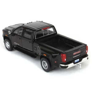 Manufacturer_Greenlight Collectibles Pickup Trucks<1/64 2022 GMC Sierra 3500HD Pro Dually, Onyx Black, Karson Diecast Exclusive
