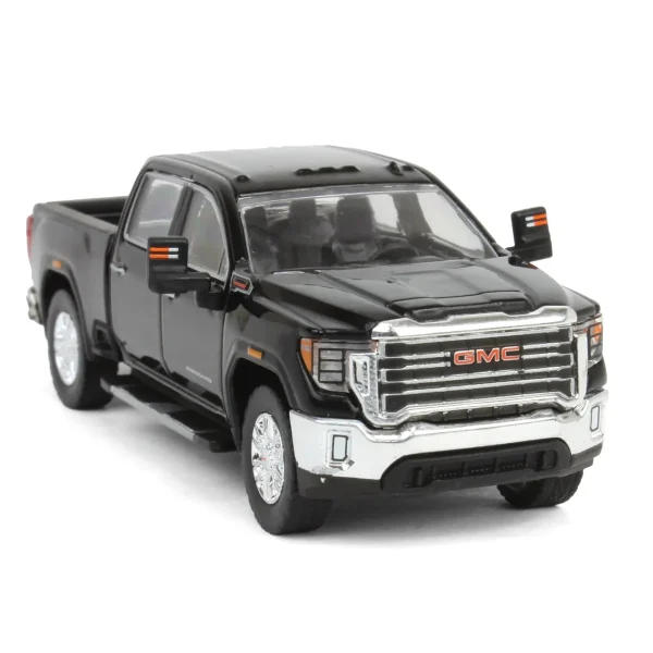 Manufacturer_Greenlight Collectibles Pickup Trucks<1/64 2022 GMC Sierra 2500HD SLT, Ebony Twilight Metallic, Karson Diecast Exclusive
