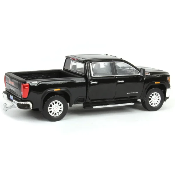Manufacturer_Greenlight Collectibles Pickup Trucks<1/64 2022 GMC Sierra 2500HD SLT, Ebony Twilight Metallic, Karson Diecast Exclusive