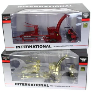 Manufacturer_SpecCast Implements<Gold & Red Chrome Set ~ 1/16 International 781 Pull-Type Forage Harvester, 2023 NFTM Renovation Unit, 3rd in Series