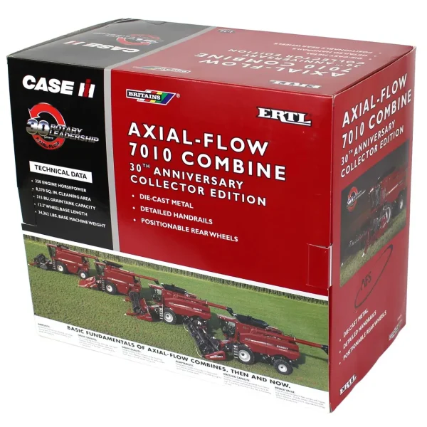 Manufacturer_ERTL Combines & Harvesters<Gold Chrome ~ 1/32 Case IH 7010 Axial Flow Combine, 30th Anniversary Collector Edition