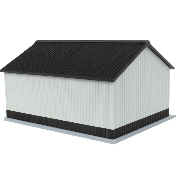 Outback Toys 3D Print & Small Accessories<1/64 Gray/Black 40ft x 30ft "Papa's Shop" Farm Shed, 3D Printed