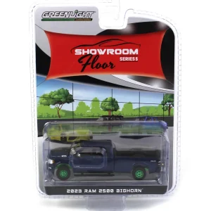 Manufacturer_Greenlight Collectibles Pickup Trucks<Green Machine ~ 1/64 2023 Ram 2500 Bighorn, Patriot Blue Pearl, Showroom Floor Series 5