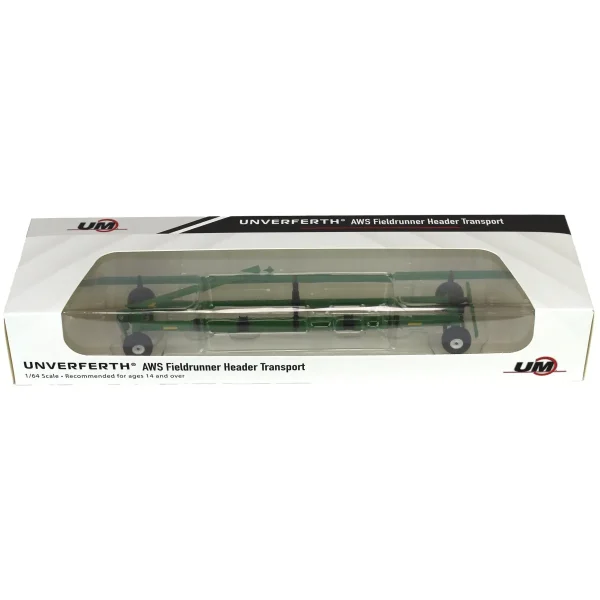 Manufacturer_SpecCast Combines & Harvesters<1/64 Green Unverferth AWS Fieldrunner Header Trailer