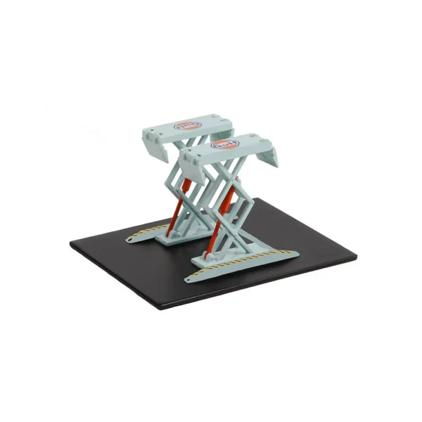 Manufacturer_Greenlight Collectibles Vehicle Accessories<1/64 Gulf Oil Double Scissor Lift, Automotive Double Scissor Lifts Series 1