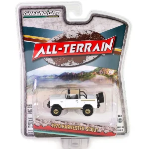Manufacturer_Greenlight Collectibles Cars & Suvs<1/64 1970 Harvester Scout Lifted with Off-Road Parts, All-Terrain Series 15