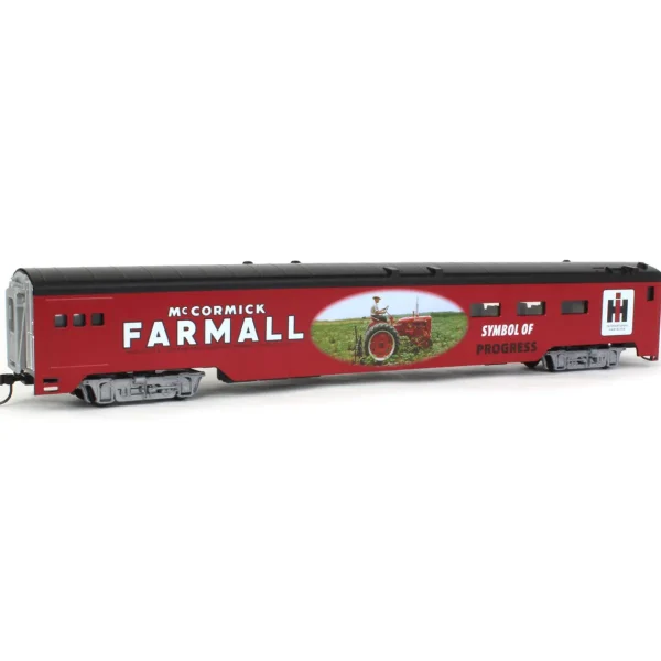 Outback Toys Trains<1/87 HO Scale Limited Edition IH Farmall Combine Train Car #31, Symbol of Progress