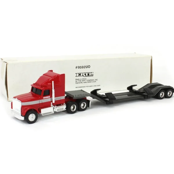 Manufacturer_ERTL Lowboys & Flatbeds<1/64 Hoober International Sleeper Cab with Lowboy Trailer