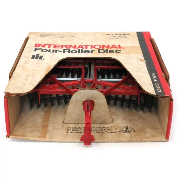 Manufacturer_ERTL Implements<1/16 IH 4 Gang (Roller) Disc from ERTL in Older Box