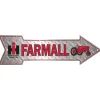 Outback Toys Branded Signs<IH Farmall Diamond Plated Arrow Sign