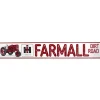 Outback Toys Branded Signs<IH Farmall M Dirt Road Embossed Metal Street Sign with Distressed Finish, 36in x 6in