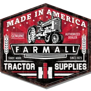 Outback Toys Branded Signs<IH Farmall Made in America Tractor Supplies Tin Sign