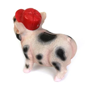 Outback Toys Preschool Playroom<IH Polyresin Spotted Piglet Savings Bank