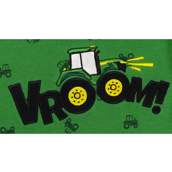 Outback Toys John Deere<Infant John Deere Green & Yellow Vroom! Short Sleeve Onesy
