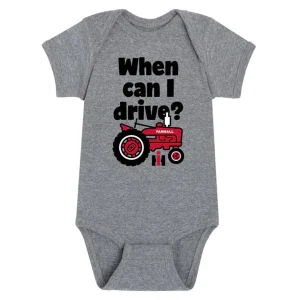Outback Toys Ih Farmall<Infant 'When Can I Drive?' IH Short Sleeve Bodyshirt