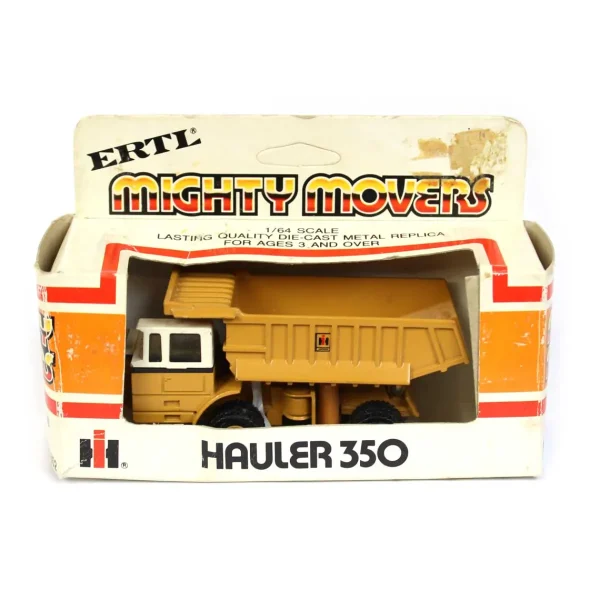 Manufacturer_ERTL Dump Trucks<1/64 International 350 Hauler w/ Brown Finish, ERTL Mighty Movers