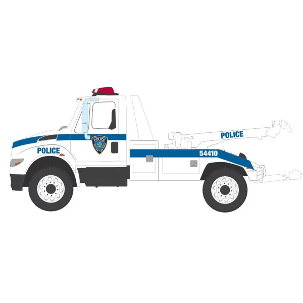 Manufacturer_Greenlight Collectibles Emergency Vehicles | Tow & Straight Trucks<1/64 2019 International Durastar 4400 Tow Truck, Port Authority of NY & NJ Police, H.D. Trucks Series 25